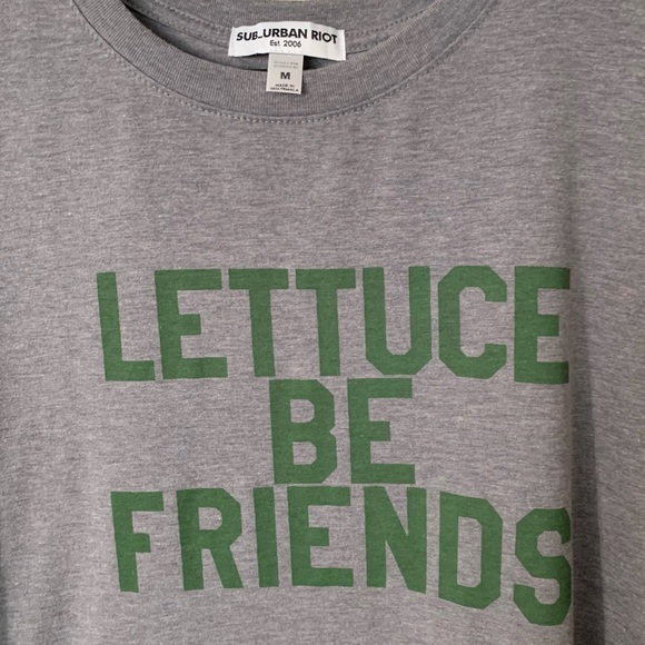 Sub Urban Riot Lettuce Be Friends shirt - size M - Picture 2 of 7